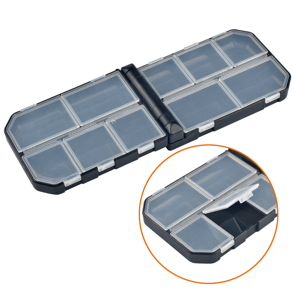 MUUNN Tungsten Weight Lure Fishing Accessory Storage Box,Seafishing Tackel,Salmon Bass Trout Hooks Rings Spoons