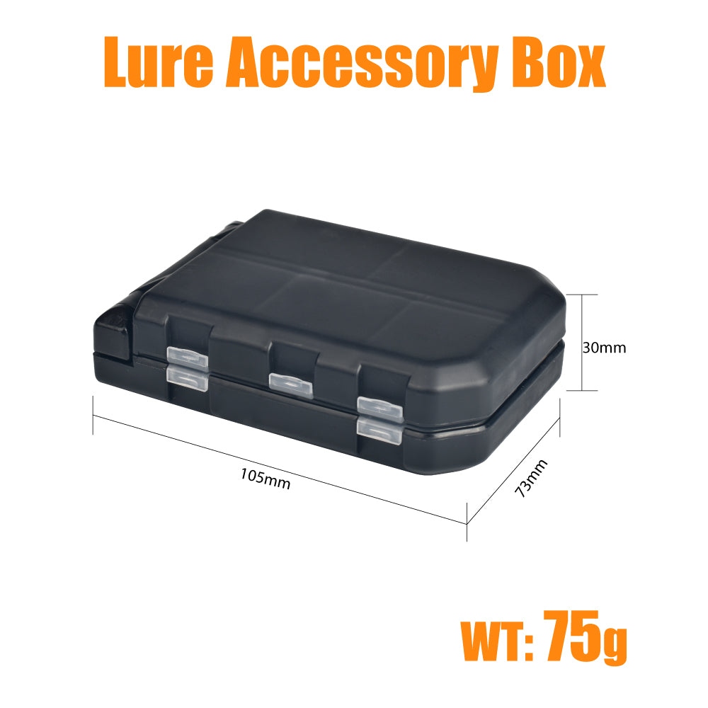 MUUNN Tungsten Weight Lure Fishing Accessory Storage Box,Seafishing Tackel,Salmon Bass Trout Hooks Rings Spoons