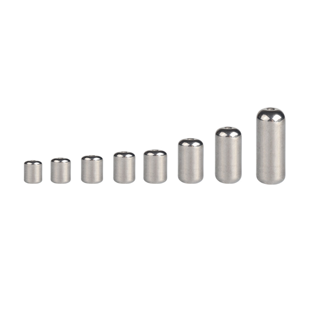 MUUNN 10PCS Tungsten Barrel Weight,1/8OZ-1OZ Sinker,Bass Salmon Panfish Fishing Lure Tackel Plain Color