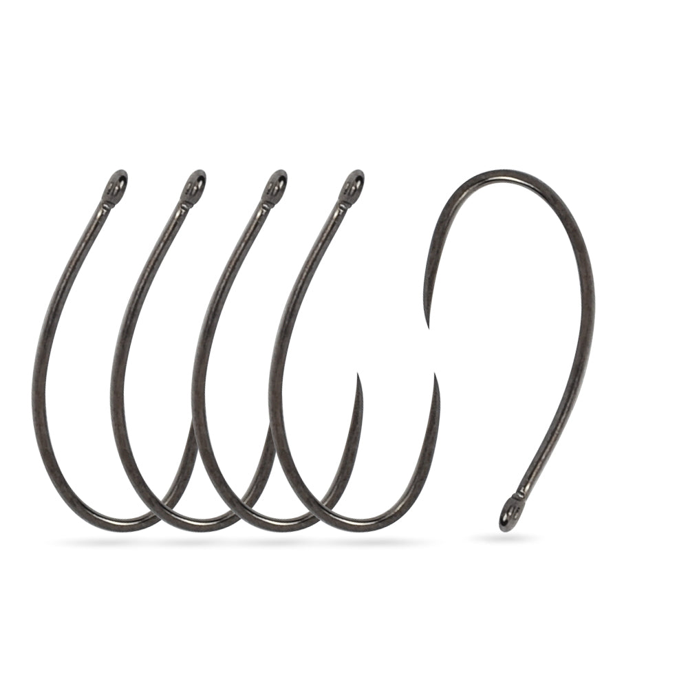 MUUNN 100PCS Fly Tying Hooks, #10#12#14#16#18,Fishing Dry Nymph Shirmp Wet Caddis,Barbless Hook ,Wide Gape Jig,Trout Hooks