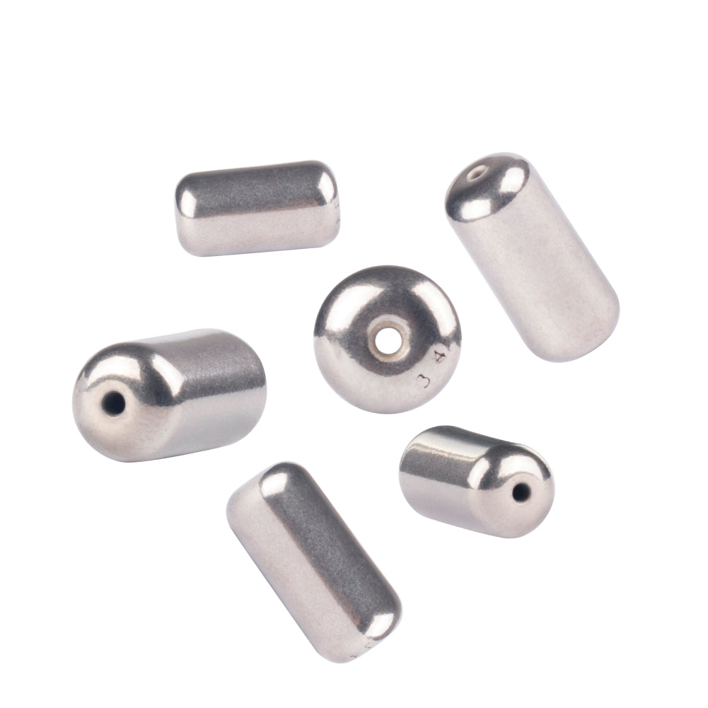 MUUNN 10PCS Tungsten Barrel Weight,1/8OZ-1OZ Sinker,Bass Salmon Panfish Fishing Lure Tackel Plain Color