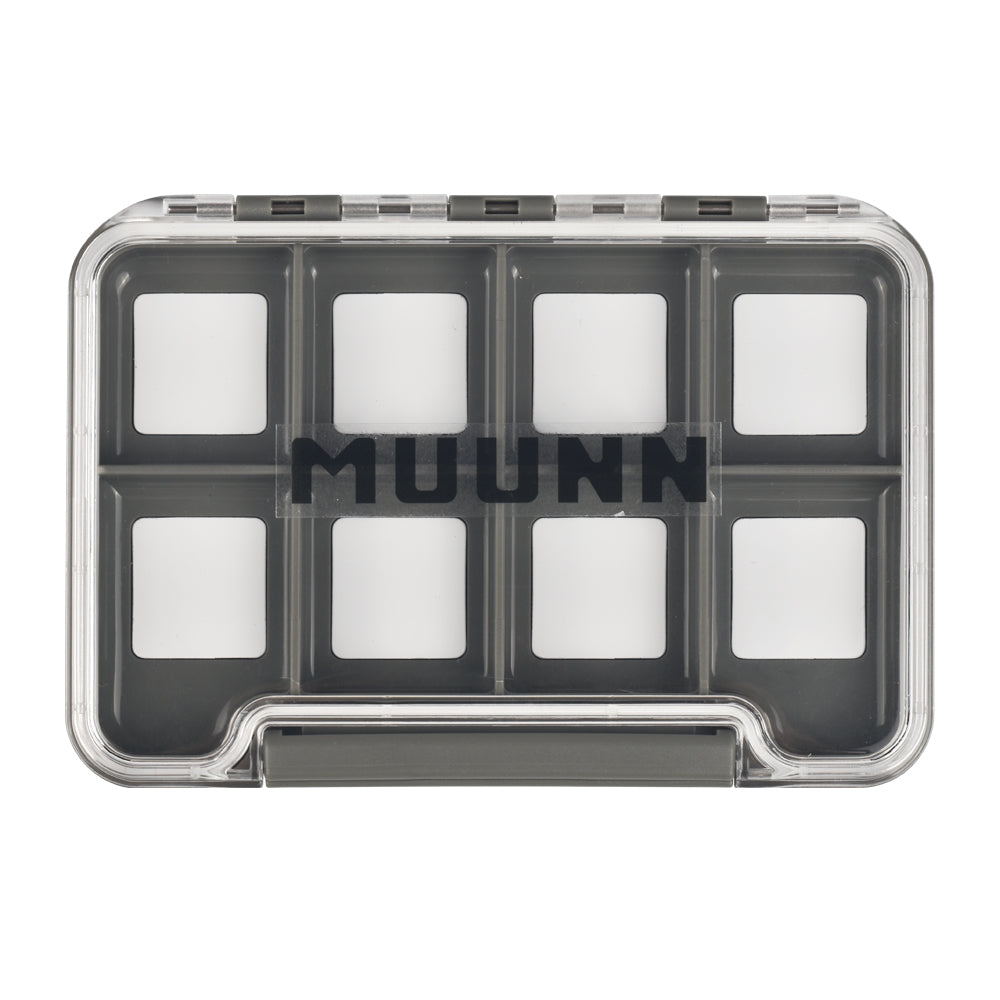 MUUNN Waterproof Fly Hook Box,Fly Fishing Box,Ice Fishing-Lure Storage Boxes,Ice jig box,Ice Fishing Hook box Magnetic Density FoamBox