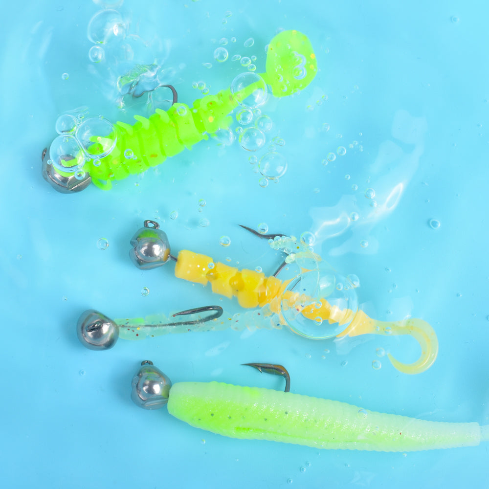 MUUNN 10PCS/20PCS Light Tungsten Round Jig Head,Shaky Jig Rig 1g/1.5g/2g/2.5g/3g Barbed Perch Bass Crappie Rockfish Lure MANTIS AJING Hooks