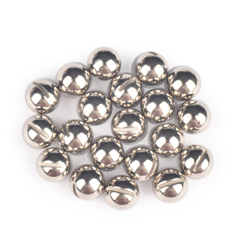 MUUNN 100PCS Tungsten Ball Jig Head ,Winter Ice Fishing Hooks 2.5mm/3.0mm/4mm/5mm/6mm/7mm/8mm DIY Winter Pike Panfish Lure