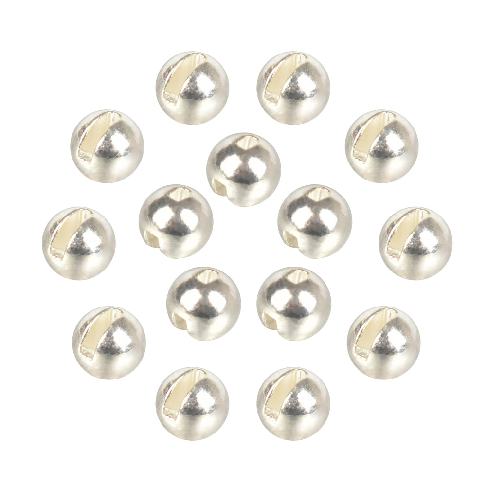 MUUNN 200pcs Tungsten Slotted Beads 1.5mm-2.0mm 4.0mm- 6.4mm Fly Tying Fishing Beadhead Accessories Fly Tying Material Tungsten Beads