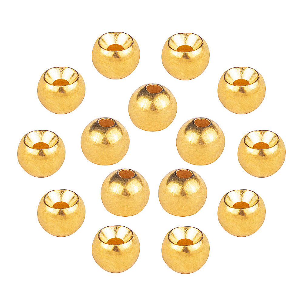 MUUNN Tungsten Countersunk Beads 200PCS Fly Tying 1.5-3.5MM Nymph Flies Jig Head Material,Trout Bass Pike Fishing Lure