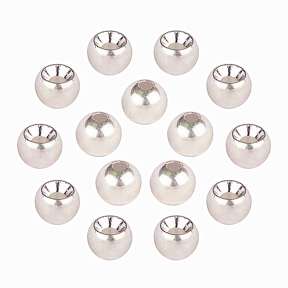 MUUNN Tungsten Countersunk Beads 200PCS Fly Tying 1.5-3.5MM Nymph Flies Jig Head Material,Trout Bass Pike Fishing Lure