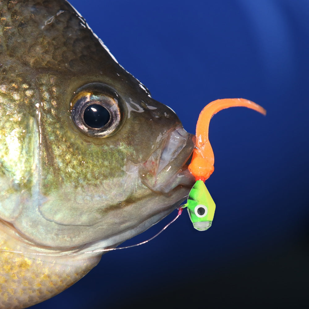 MUUNN 10pcs Ice Diamond Jigs Winter Fishing UV Jig 2.7mm~6.0mm Hayabusa Japan Hook,Trout Perch Bream Soft Lure Tackel DIY Tackel
