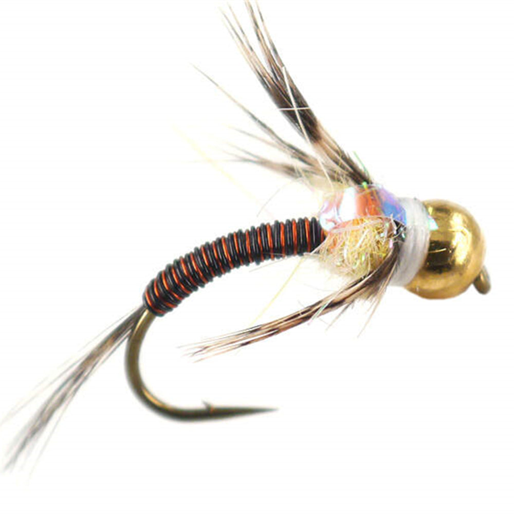 MUUNN 100pcs 1.5-3.5mm Tungsten Fly Tying Cyclops Beads ,Fresh Water Fishing Lures Nymph Flies Jig Head Material,Fly Fishing Accessories