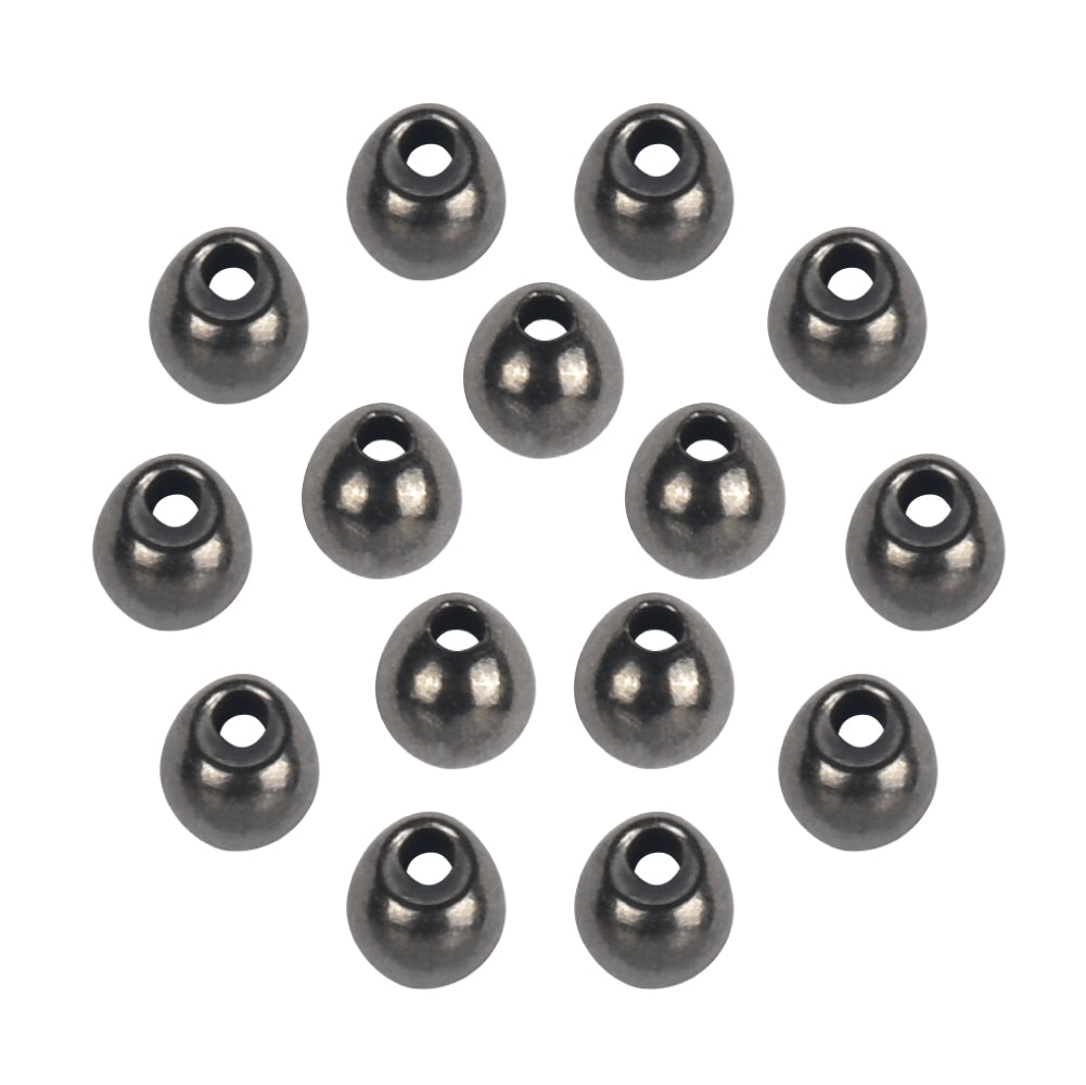 MUUNN 100PCS 2.3~3.8mm Tungsten Jig Off Beads,Fly Tying Nymph Jig Head Material,0.1g~0.45g Trout Perch Fishing Tackel