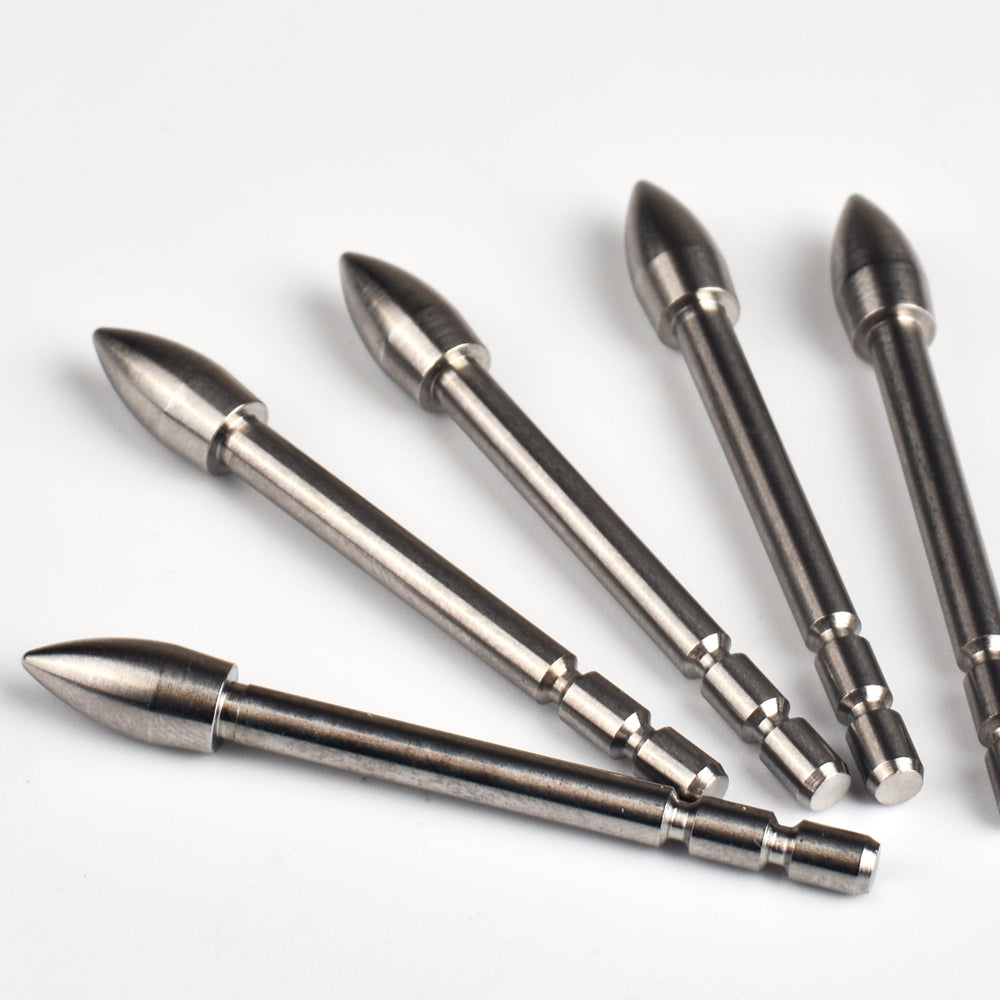 MUUNN 1pc Tungsten Archery Field Points,120 Grains Tungsten Arrow Point for Archery,Shaft Shooting