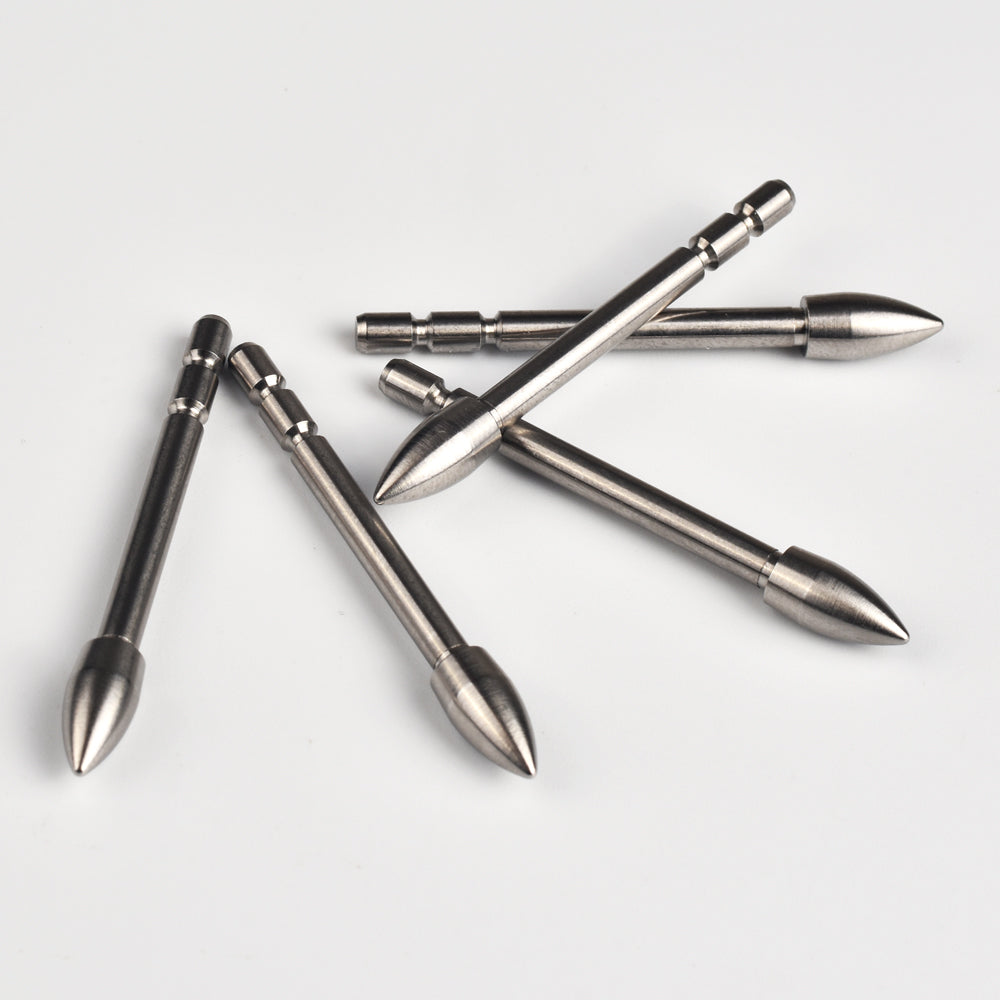 MUUNN 1pc Tungsten Archery Field Points,120 Grains Tungsten Arrow Point for Archery,Shaft Shooting