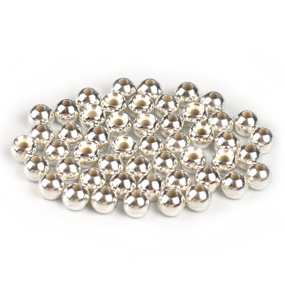 MUUNN 1000pcs Tungsten Fly Tying Countersunk Beads ,1.5-4.0mm Nymph Jig Head Trout Perch Fly Fishing Electroplate Accessoryies