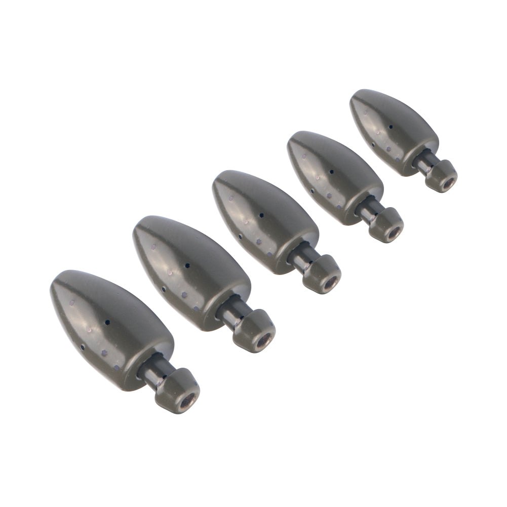 MUUNN 10/5PCS Tungsten Skirted Punch Weight,Skipt Rig 1/4 - 2OZ,Bass Trout Lure Fishing Connector