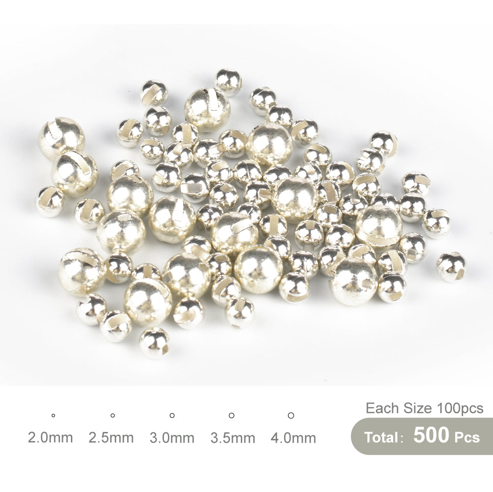 MUUNN Tungsten Slotted Beads Fly Tying Material 2.0/2.5/3.0/3.5/4.0mm Multi-Color Trout Fresh Water Fly Fishing Accessory