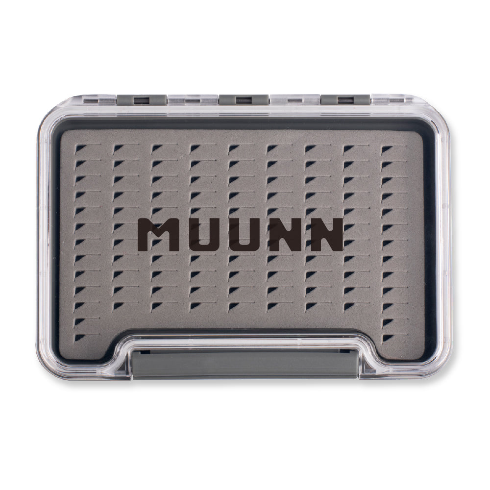 MUUNN Waterproof Fly Hook Box,Fly Fishing Box,Ice Fishing-Lure Storage Boxes,Ice jig box,Ice Fishing Hook box Magnetic Density FoamBox
