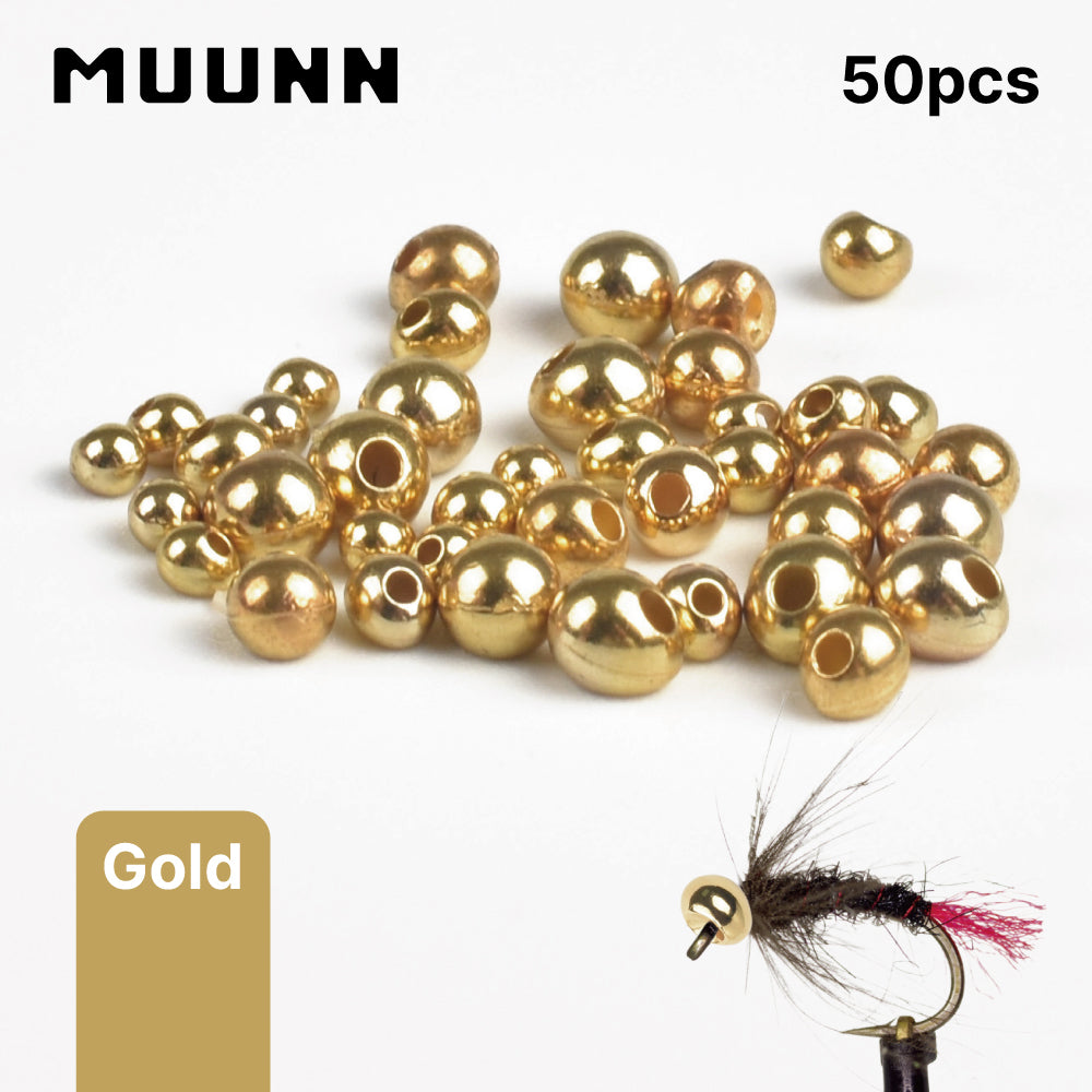 MUUNN 200PCS Tungsten Jig Off Beads,Nymph Jig Head,Trout Perch Fishing Offset Beads,Fly Tying Material