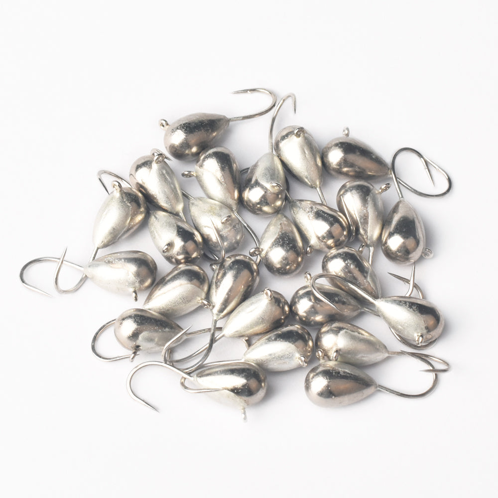 MUUNN Tungsten Mormyshka Ice Jigs,Winter Fishing Hyabusa Hooks 2.7mm/3.2mm/4mm/5mm/5.5mm, Bluegill Crappie Perch Lure Tackel