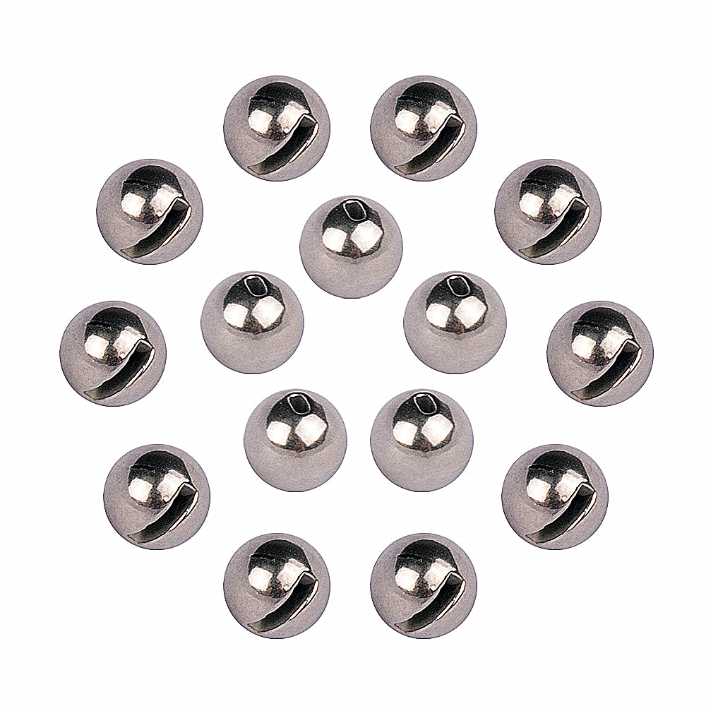 MUUNN 100pcs 3.8-6.4mm Tungsten Slotted Beads Fly Tying Material