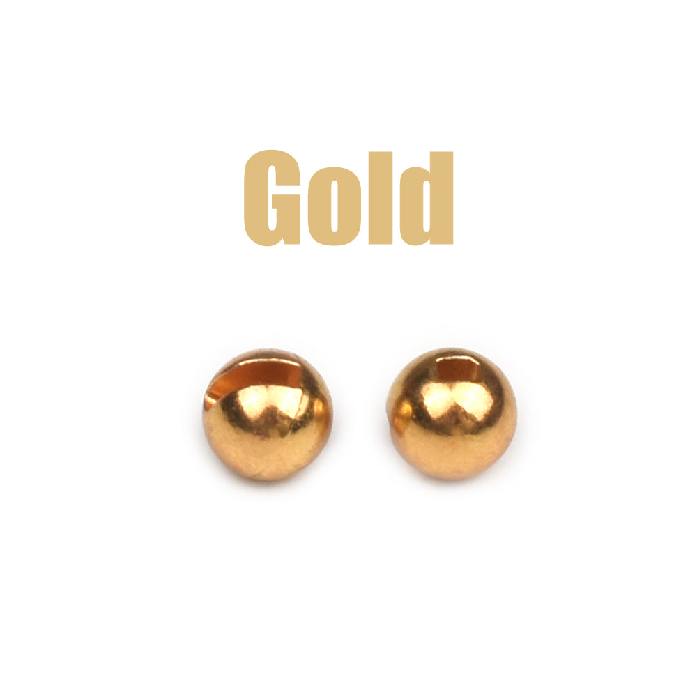 MUUNN Classic Metallic Premium Slotted Tungsten Beads for Fly Tying