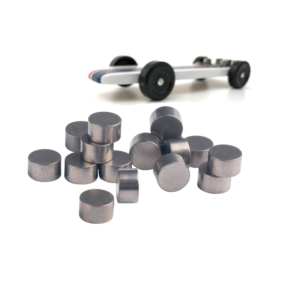 3 oz Incremental Tungsten Weights for Pinewood Car Racing