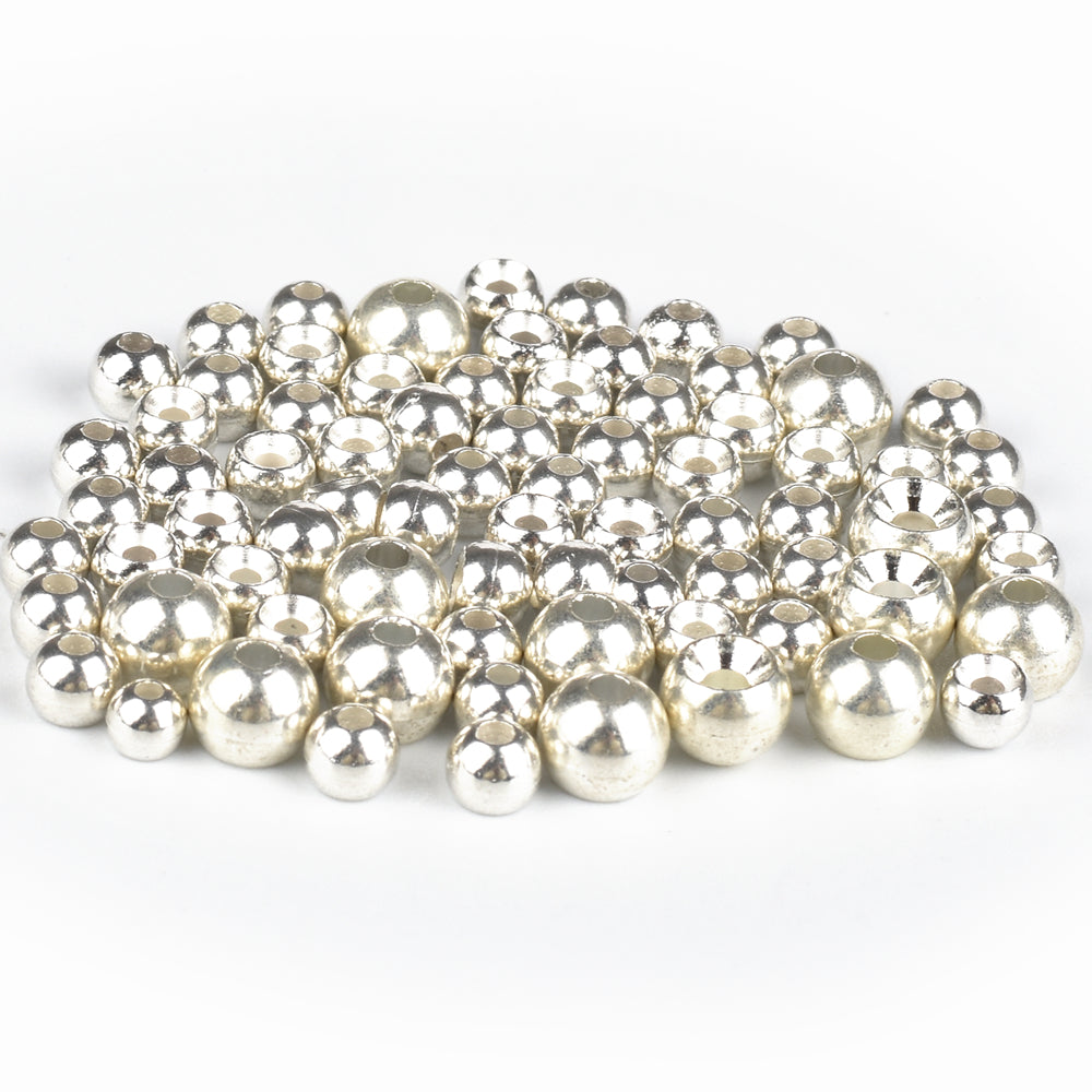 MUUNN 200PCS Tungsten Countersunk Beads 1.5mm-6.4mm Fly Fishing Material Tungsten Beads Nymph Flies Fly Tying Beads